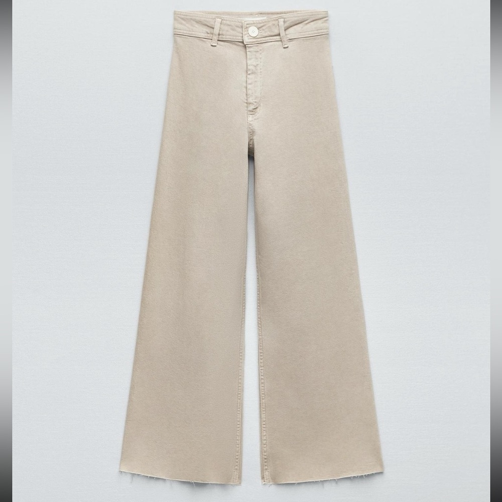 Zara High Waist Straight Jeans